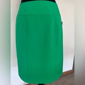 Woman’s worthington skirt w/silk lining. Green color size 10.